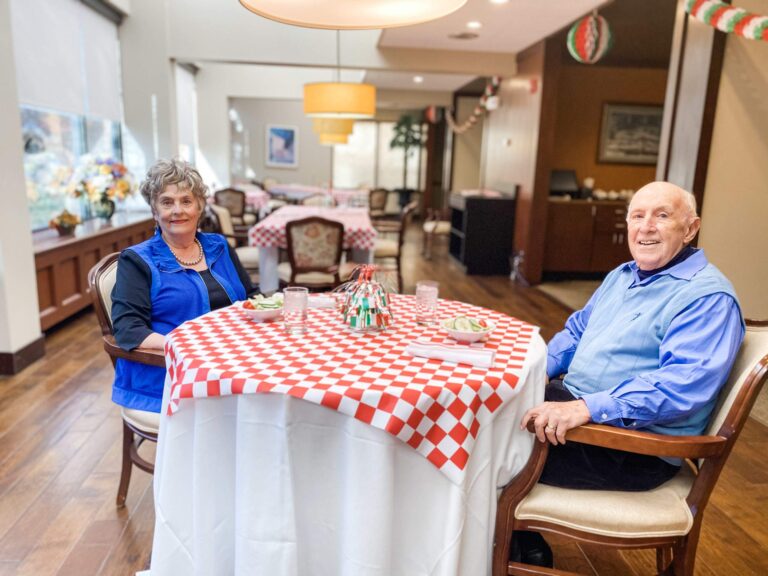 Resort Eating for retirement living.