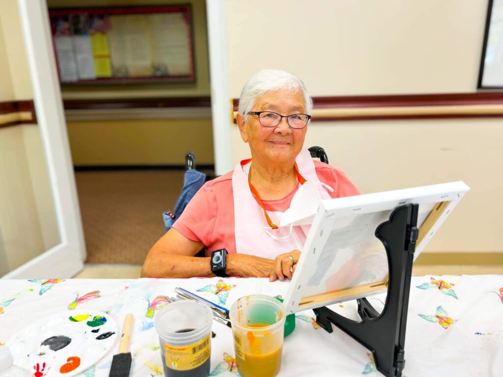 Try out a guided art classes